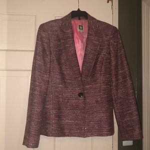 Anne Klein Pink Tweed